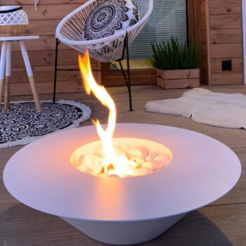 Biokamin Universe Weiß Matt