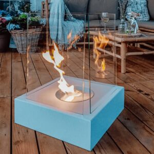 Biokamin Sunset Garden Grau Matt